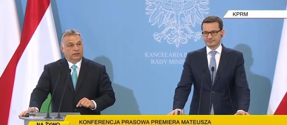 Viktor Orban, Mateusz Morawiecki / autor: wpolsce.pl