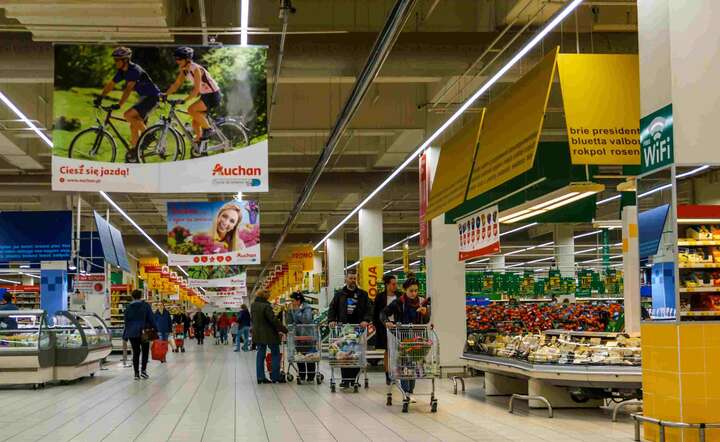 Jedną z ukaranych sieci był Auchan / autor: Fot. Andrzej Skwarczyński/Fratria