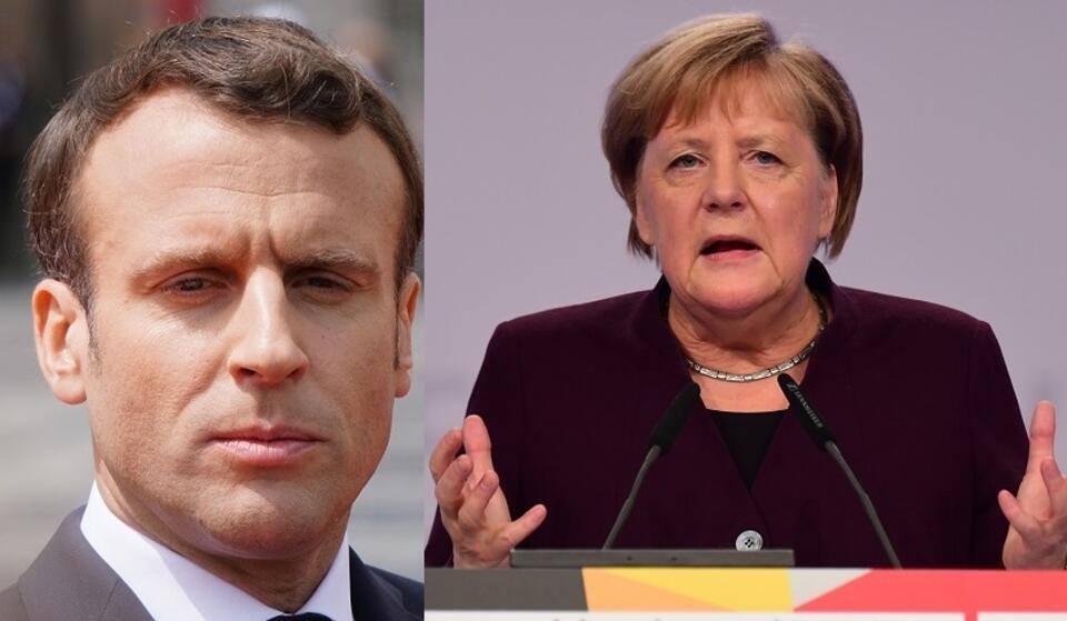 Emmanuel Macron i  Angela Merkel / autor: Fratria/PAP/EPA