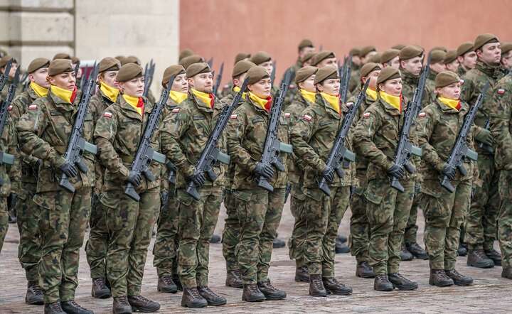 Przysięga żołnierzy Wojsk Obrony Terytorialnej / autor: Fratria / AS