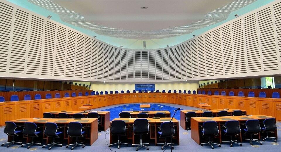 Sala rozpraw Europejskiego Trybunału Praw Człowieka w Strasburgu / autor: Wikimedia Commons/Adrian Grycuk/CC BY-SA 3.0 pl