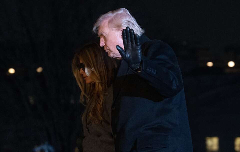 Donald Trump i Melania Trump / autor: PAP/EPA/Aaron Schwartz / POOL