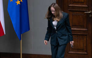 Katarzyna Pełczyńska-Nałęcz na Sali Plenarnej w Sejmie / autor: Fratria