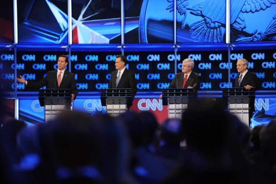 Debat Republikanów w Charleston. Fot. PAP / EPA