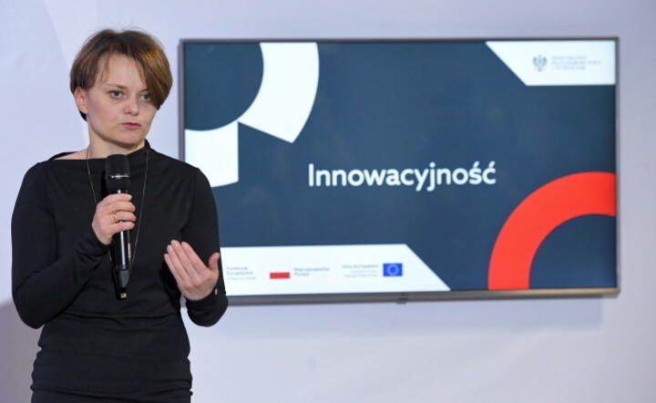Minister Jadwiga Emilewicz na posiedzeniu Rady ds. Innowacyjności / autor: fot. PAP / Radek Pietruszka