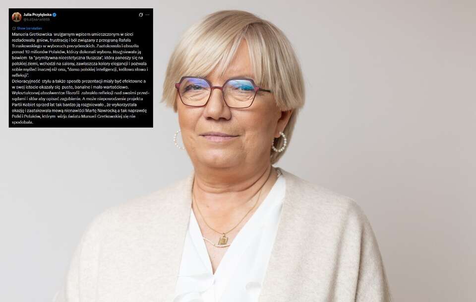 Julia Przyłębska / autor: Fratria/X