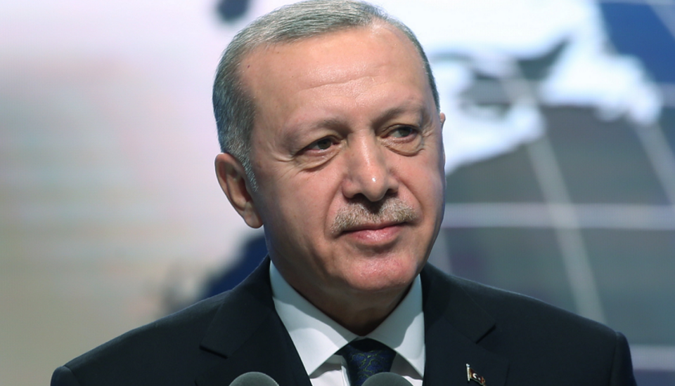 Prezydent Recep Tayyip Erdogan / autor: PAP/EPA