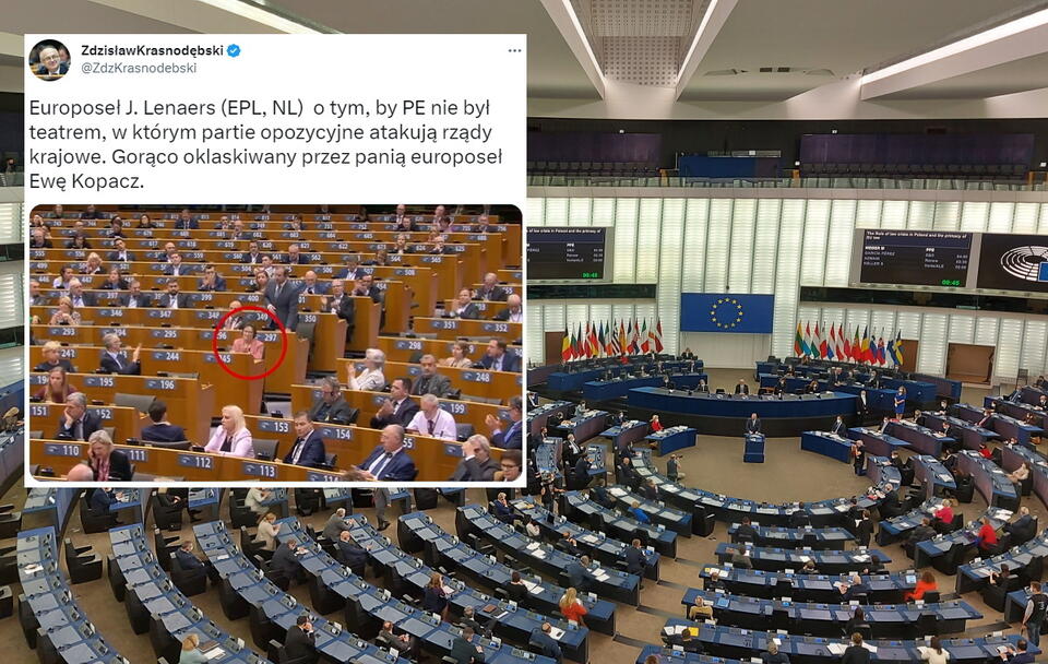 Parlament Europejski / autor: Fratria/Twitter