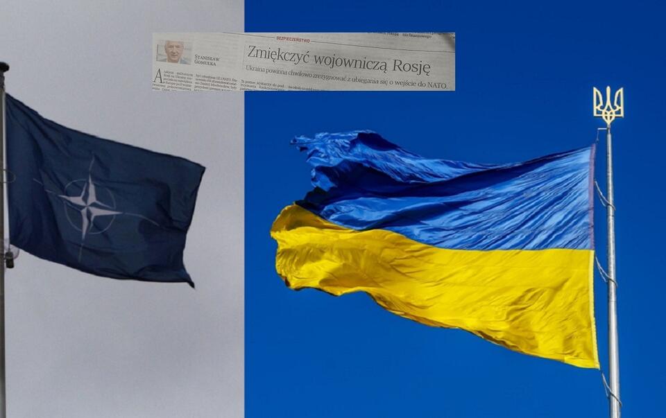 Flagi NATO i Ukrainy / autor: Fratria