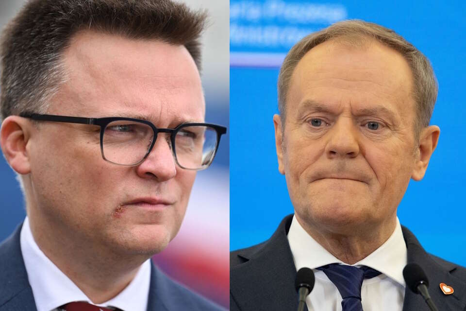 Szymon Hołownia i Donald Tusk / autor: Fratria/PAP-Adam Warżawa