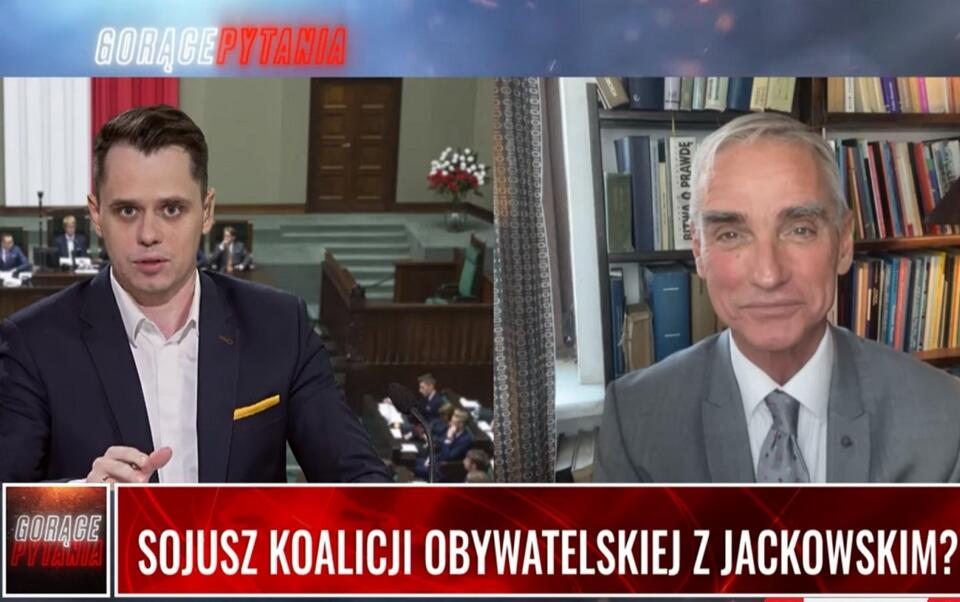 Senator Jan Maria Jackowski w rozmowie z red. Aleksandrem Majewskim / autor: Youtube/wPolsce.pl