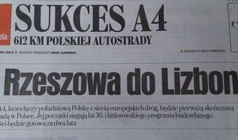"Wyborcza" cieszy się z budowy drogi, wydaje specjalny dodatek i opisuje program drogowy Hitlera. Zobacz kuriozalną wkładkę do GW