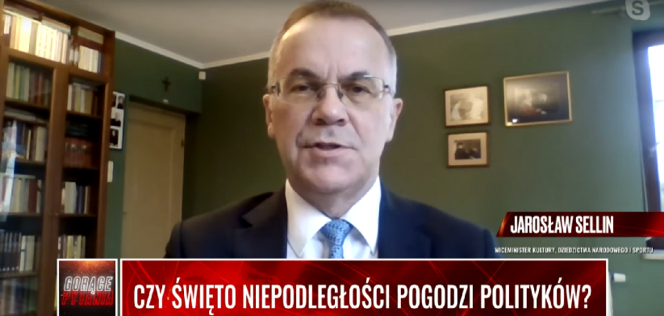 Wiceminister kultury Jarosław Sellin / autor: Telewizja wPolsce.pl