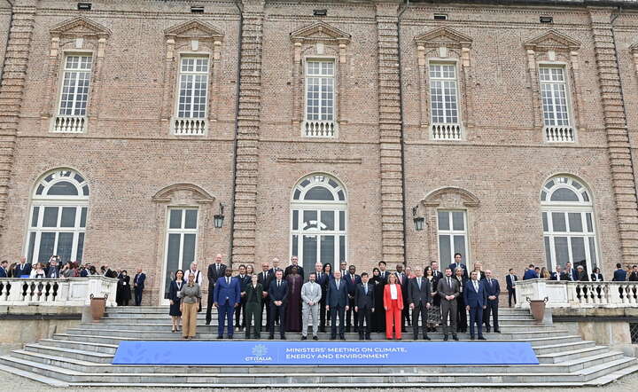 Ministrowie klimatu, energii i środowiska z państw G7 spotkali się w Turynie / autor: ALESSANDRO DI MARCO/EPA/PAP