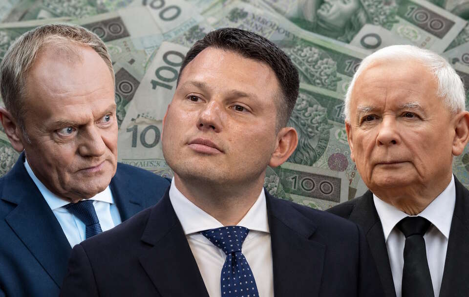 Jaki majątki mają liderzy największych partii w Sejmie? / autor: AP/Adam Warżawa/Fratria/modyfikacja AI