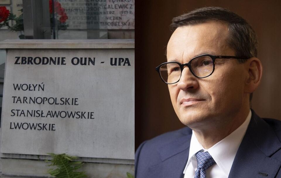 Upamiętnienie polskich ofiar z Wołynia; premier M.Morawiecki / autor: Fratria