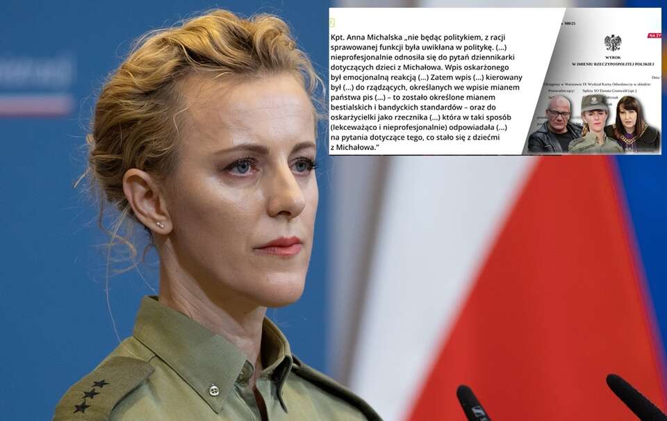 NASZ NEWS. Kpt. Michalska została bez wsparcia SG!