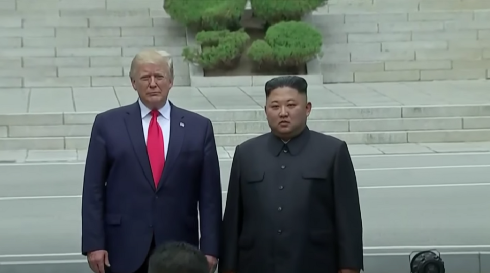 Donald Trump i Kim Dzong Un / autor: TVP Info