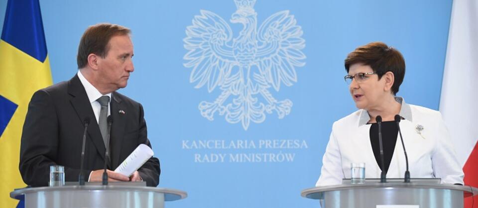 polska premier i premier Szwecji / autor: PAP