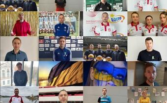 WIDEO. Polscy sportowcy solidaryzują się z Ukrainą