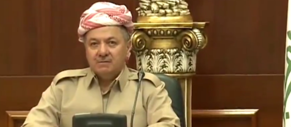 Prezydent irackiego Kurdystanu Masoud Barzani / autor: youtube.com rudaw.net