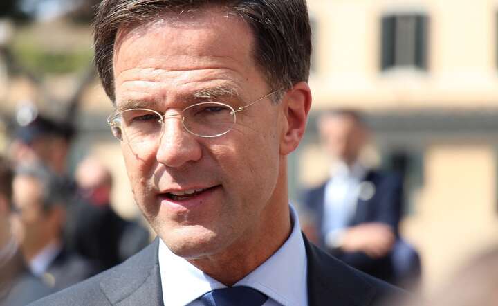 Były premier Holandii Mark Rutte, najpoważniejszy dziś kandydat na szefa NATO / autor: Fratria / JK
