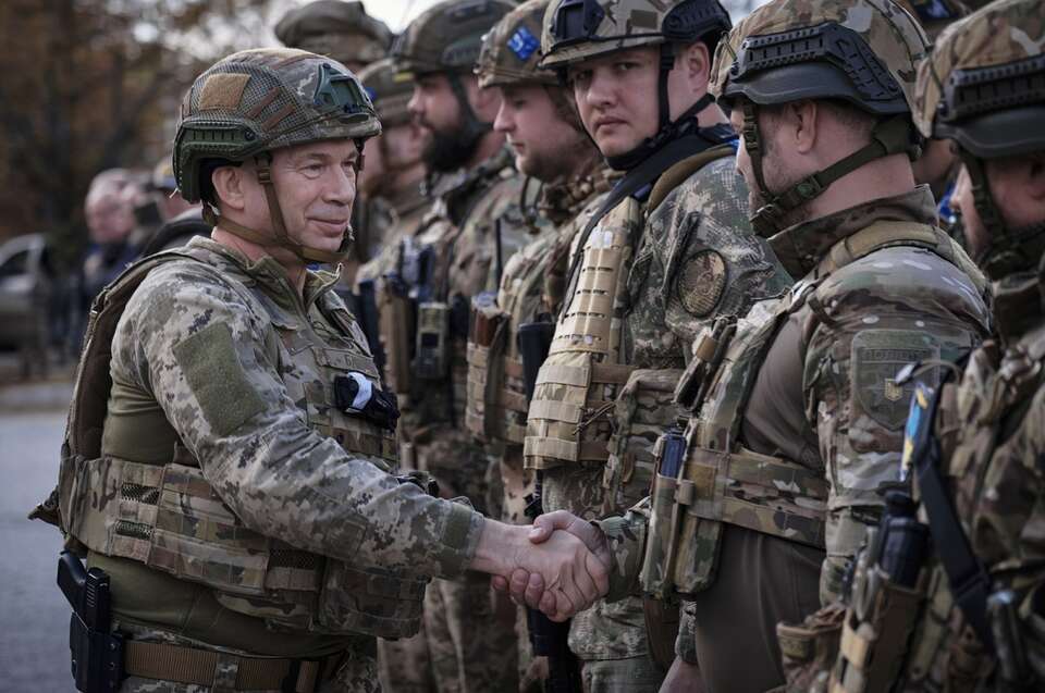 Gen. Ołeksandr Syrski, nowo mianowany naczelny dowódca sił zbrojnych Ukrainy / autor: PAP/EPA