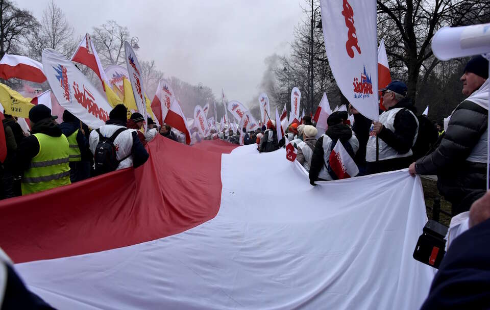 Protest rolników 6 marca 2024 r. w Warszawie / autor: Fratria