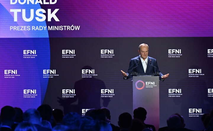 Premier Donald Tusk przemawia na XIII edycji Europejskiego Forum Nowych Idei (EFNI) w Sopocie / autor: PAP/ Adam Warżawa