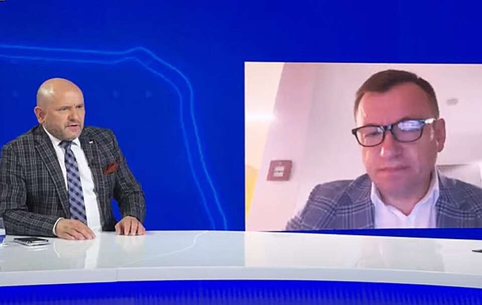 Mariusz Gosek i Jarosław Rzepa / autor: Telewizja wPolsce24