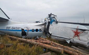 W Rosji rozbił się nieduży turbośmigłowiec; zginęło 15 osób