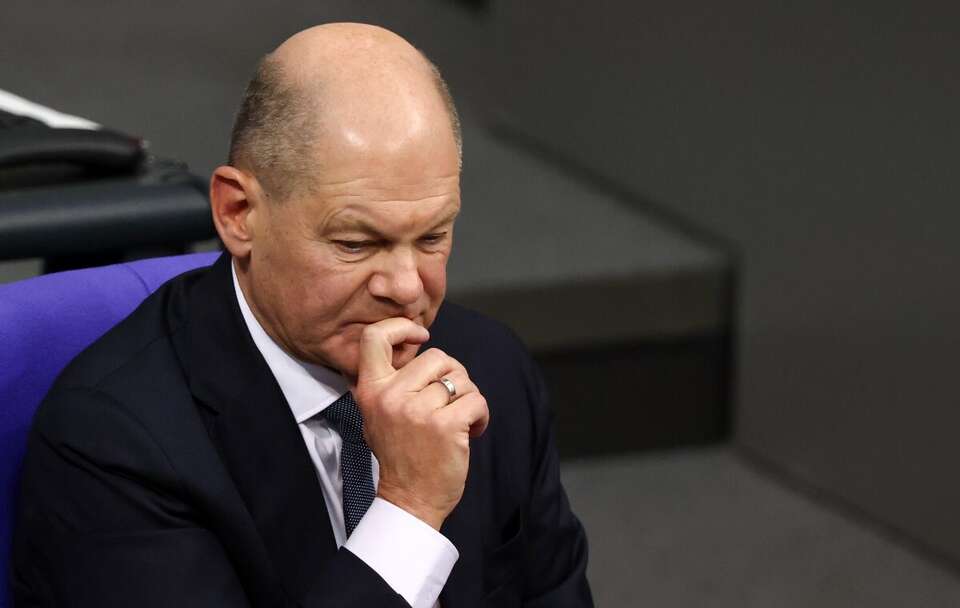 Olaf Scholz / autor: PAP/EPA/HANNIBAL HANSCHKE