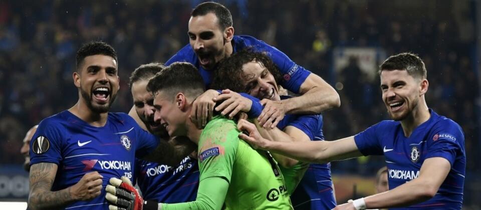 Bramkarz Chelsea Kepa Arrizabalaga obronił dwa rzuty karne / autor: PAP/EPA