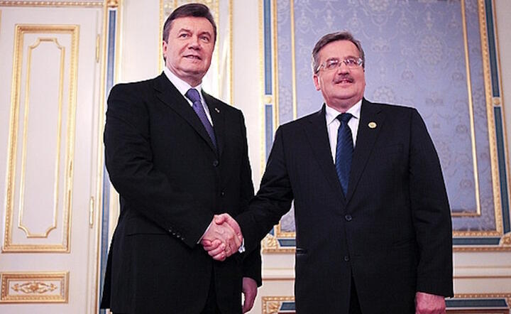Wiktor Janukowycz i Bronisław Komorowski, fot. Wikipedia/prezydent.pl/GFDL 1.2