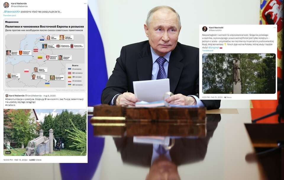 Rosyjski zbrodniarz wojenny Władimir Putin / autor: PAP/EPA/ALEXANDER KAZAKOV/SPUTNIK/KREMLIN POOL
