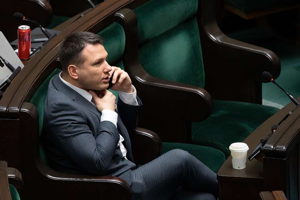 Sławomir Mentzen w Sejmie / autor: Fratria