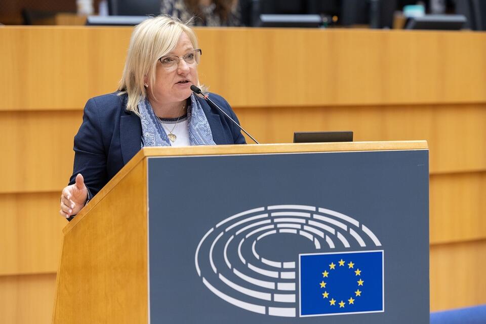 Beata Kempa w PE / autor: Biuro europoseł Beaty Kempy