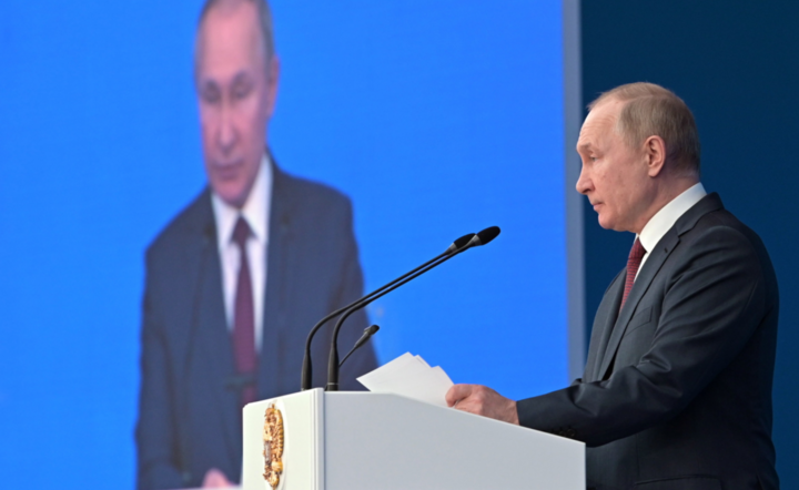 prezydent Rosji Władimir Putin / autor: PAP/EPA/ALEXEI NIKOLSKY / KREMLIN POOL / SPUTNIK / POOL