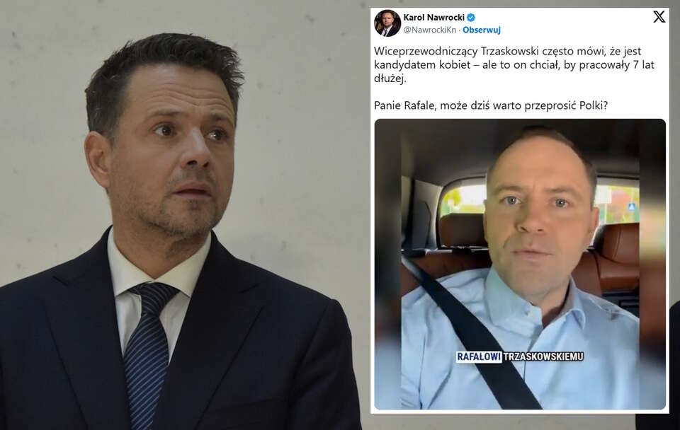 Trzaskowski a prawa kobiet? Nawrocki obnaża jego obłudę