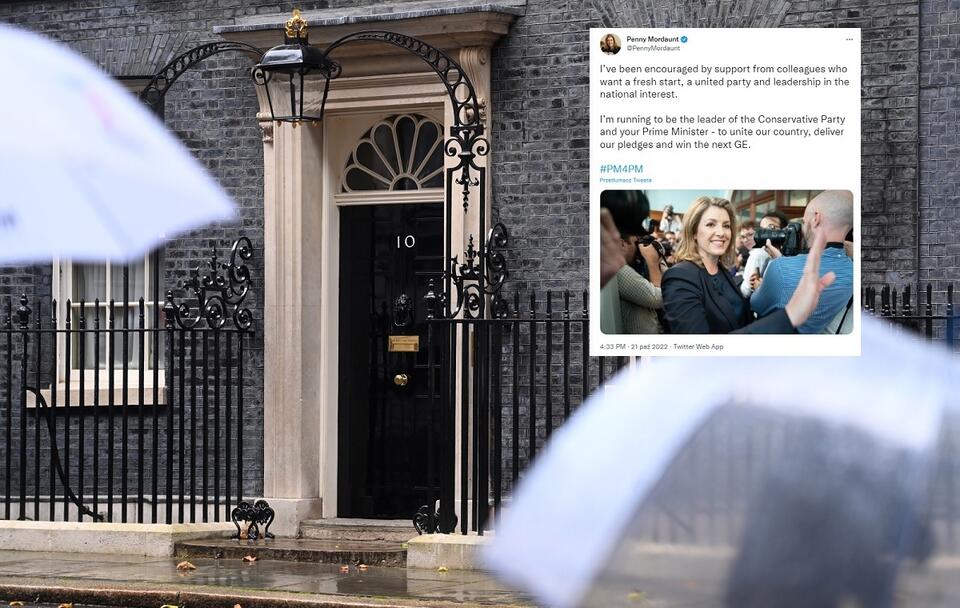 10 Downing Street w Londynie / autor: PAP/EPA/Twitter:@PennyMordaunt