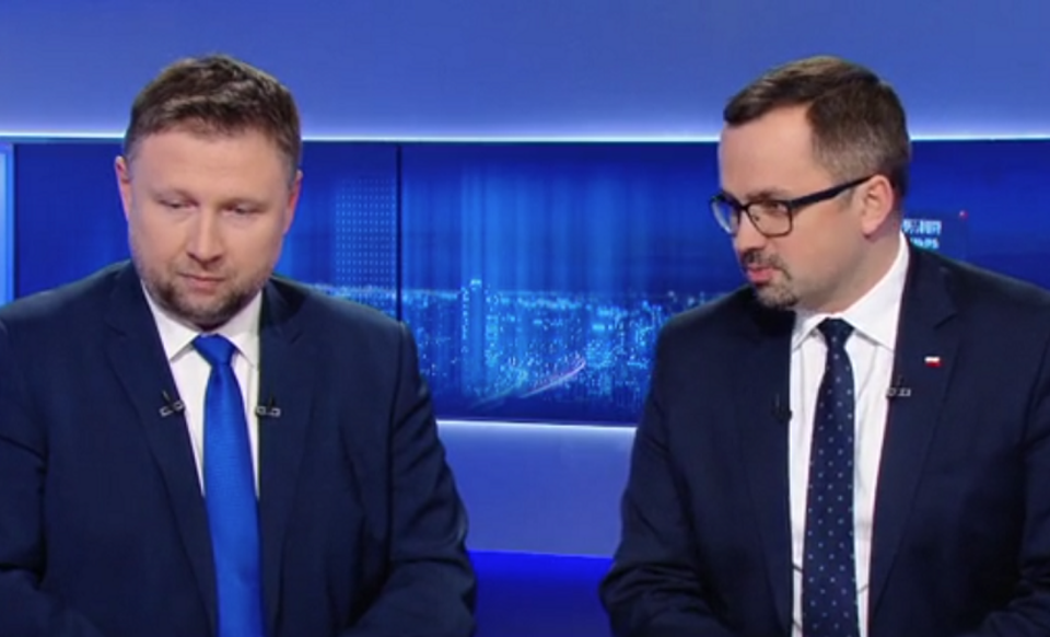 Marcin Kierwiński (PO) i Marcin Horała (PiS) / autor: Polsat News