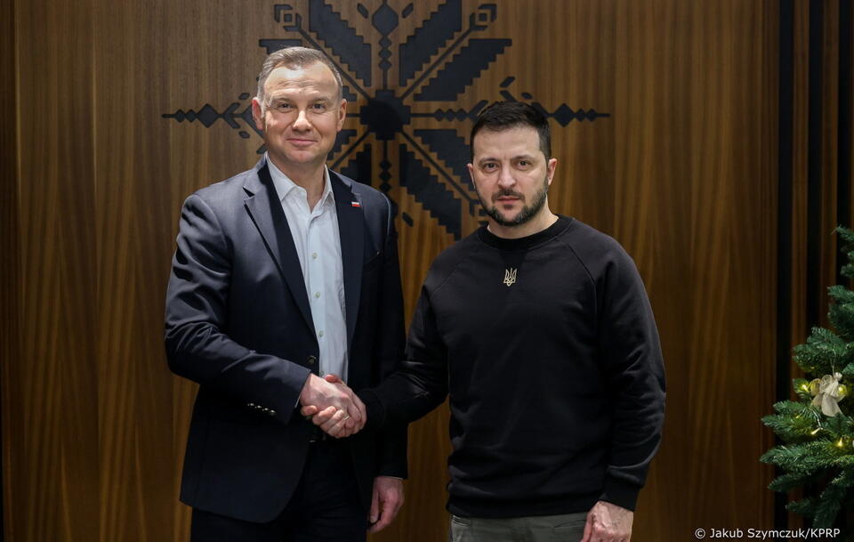 Duda/Zełenski / autor: KPRP/Jakub Szymczuk