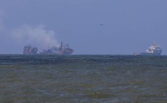 Dramat na Bałtyku! Płonie statek z niebezpiecznym ładunkiem