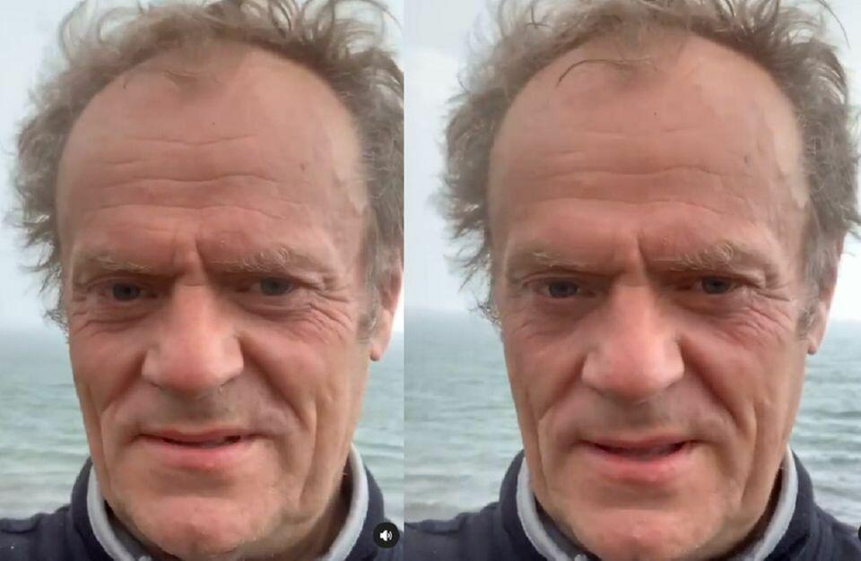  Kwiecien 2021 roku.  Donald Tusk na instagramie / autor: wPolityce.pl