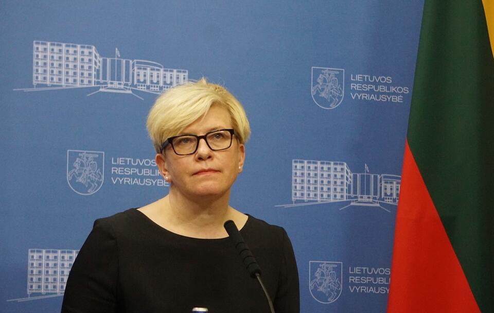 Premier Litwy Ingrida Szimonyte / autor: Fratria
