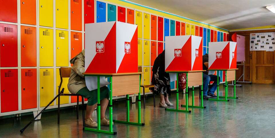 Polling station in Warsaw, 2018 / autor: wPolityce.pl