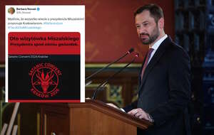 Prezydent Krakowa Aleksander Miszalski. / autor: PAP/Łukasz Gągulski/X