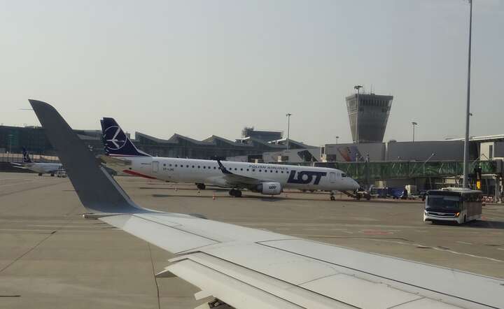 Lotnisko Chopina w Warszawie / autor: Fratria /MK