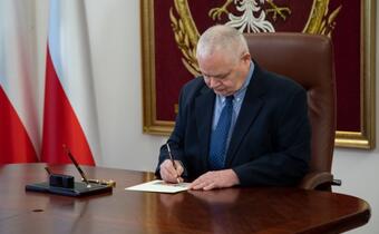 Uroczyste podpisanie banknotu "Lech Kaczyński. Warto być Polakiem"