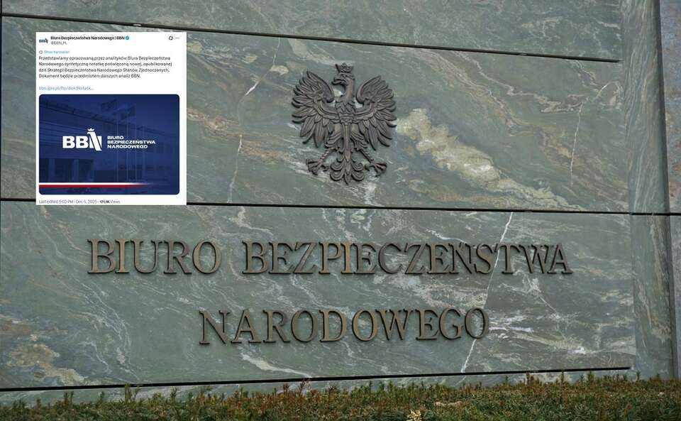 Jest notatka BBN. Chodzi o Strategię Bezpieczeństwa USA